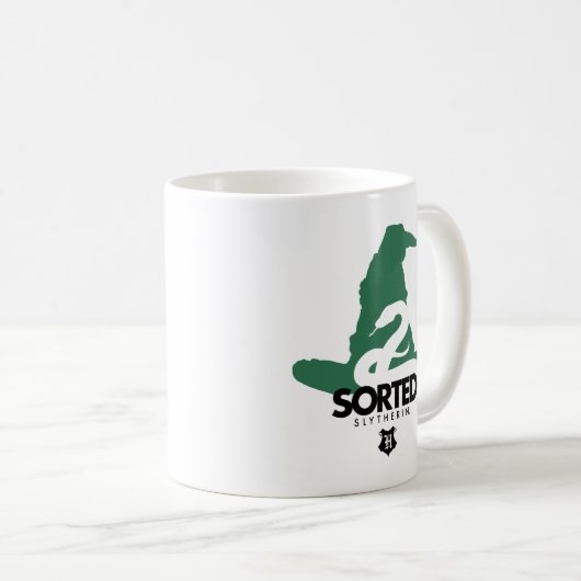 Harry Potter | sortiert in SLYTHERIN™ Haus Kaffeetasse (VorderseiteRechts)