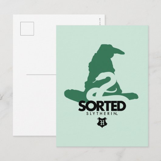 Harry Potter | sortiert in SLYTHERIN™ House Postkarte (Vorne/Hinten)