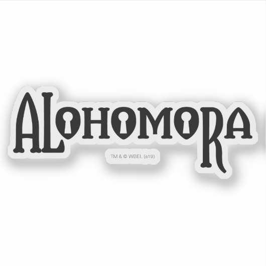 Harry Potter Spell | Alohomora Aufkleber (Vorderseite)