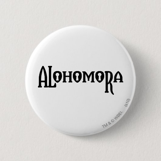 Harry Potter Spell | Alohomora Button (Vorderseite)