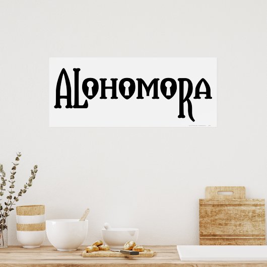 Harry Potter Spell | Alohomora Poster (Küche)