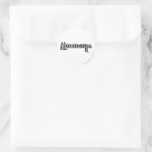 Harry Potter Spell | Alohomora Runder Aufkleber (Tasche)