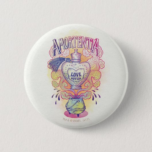 Harry Potter Spell | Amortentia Liebe Tränke Flasc Button (Vorderseite)