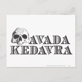 Harry Potter Spell | Avada Kedavra Postkarte