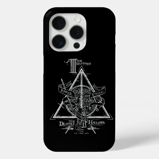 Harry Potter Spell DEATHLY HALLOWS Graphic Case-Mate iPhone Hülle (Rückseite)