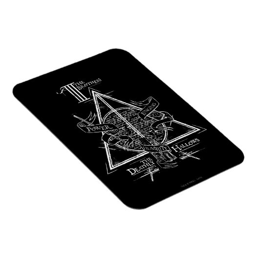 Harry Potter Spell DEATHLY HALLOWS Graphic Magnet (Rechte Seite)