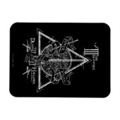 Harry Potter Spell DEATHLY HALLOWS Graphic Magnet (Horizontal)