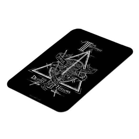Harry Potter Spell DEATHLY HALLOWS Graphic Magnet (Linke Seite)