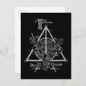 Harry Potter Spell | DEATHLY HALLOWS Graphic Postkarte (Vorne/Hinten)