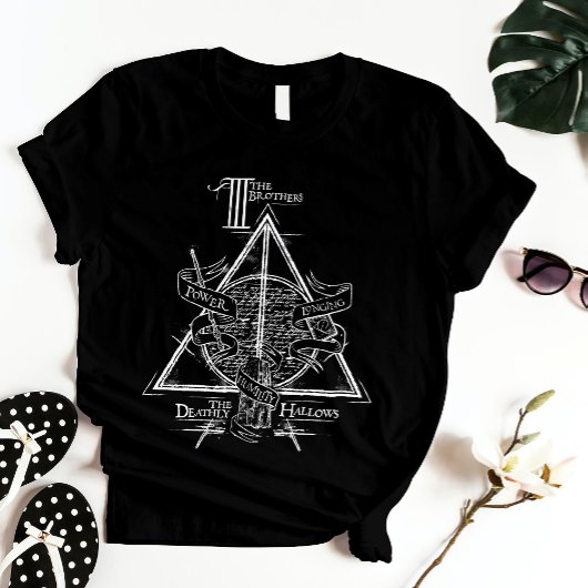 Harry Potter Spell DEATHLY HALLOWS Graphic T-Shirt