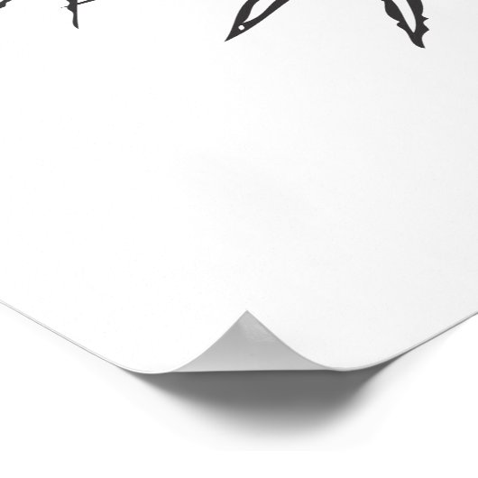 Harry Potter Spell | Dumm! Poster (Ecke)