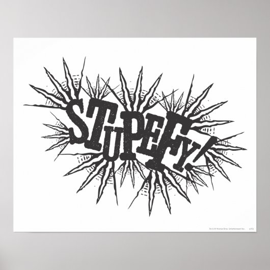 Harry Potter Spell | Dumm! Poster (Vorne)
