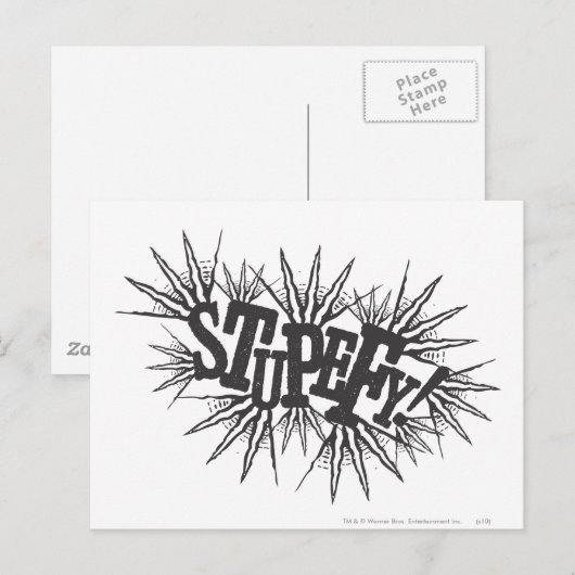 Harry Potter Spell | Dumm! Postkarte (Vorne/Hinten)