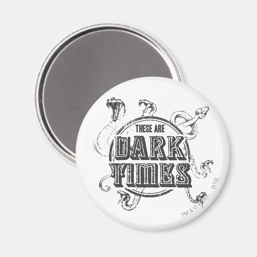 Harry Potter Spell | Dunkle Zeiten Magnet (Vorderseite/Rückseite)