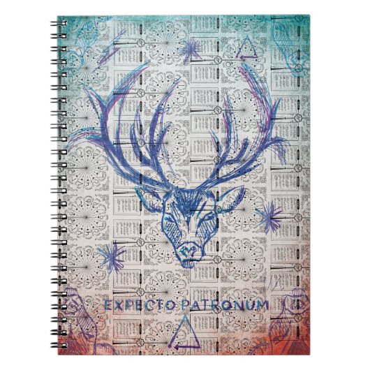 Harry Potter Spell | ERWARTET PATRONUM™Stag Sketch Notizblock (Vorderseite)