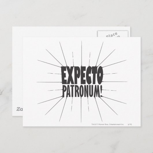 Harry Potter Spell | EXPECTO PATRONUM™! Postkarte (Vorne/Hinten)