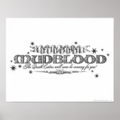 Harry Potter Spell | Filthy Mudblood Poster (Vorne)