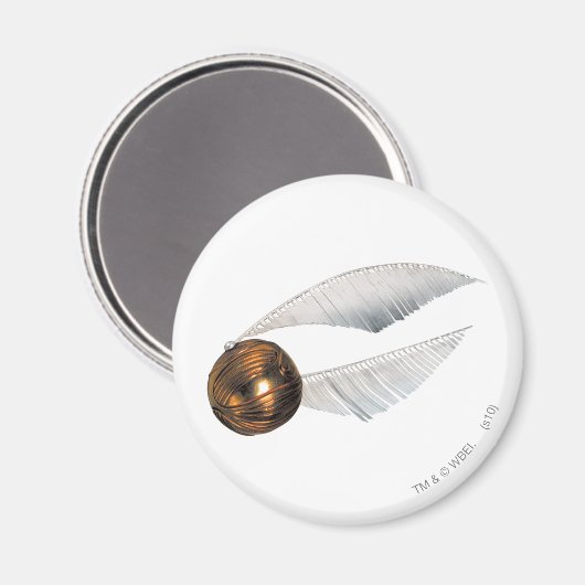 Harry Potter Spell | Goldener Spieß Magnet (Vorderseite/Rückseite)