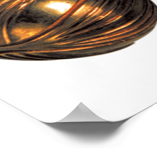 Harry Potter Spell | Goldener Spieß Poster (Ecke)