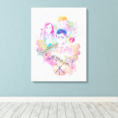 Harry Potter Spell | Harry, Hermione & Ron Waterc Leinwanddruck (Insitu (Holzboden))