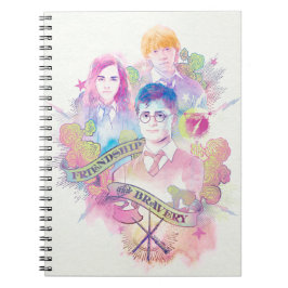 Harry Potter Spell | Harry, Hermione & Ron Waterc Notizblock