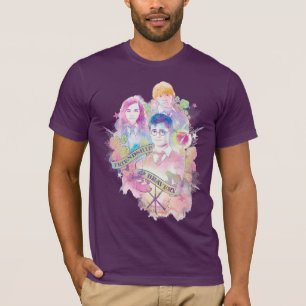 Harry Potter Spell Harry, Hermione & Ron Waterc T-Shirt
