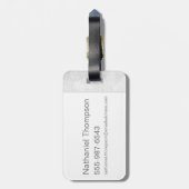 Harry Potter Spell | Harry's Wand Infografik Gepäckanhänger (Rückseite vertikal)