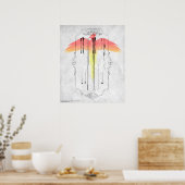 Harry Potter Spell | Harry's Wand Infografik Poster (Küche)