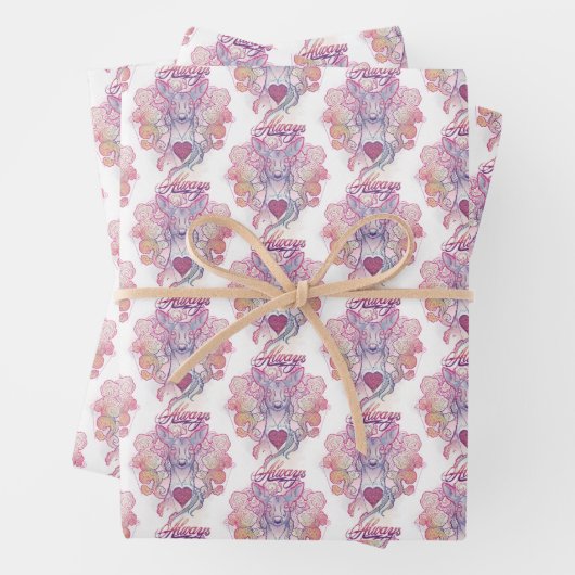 Harry Potter Spell | "Immer" Doe Patronus 2 Geschenkpapier Set (Beispiel)