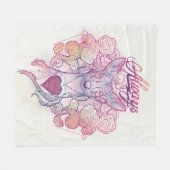 Harry Potter Spell | "Immer" Doe Patronus Fleecedecke (Vorderseite (Horizontal))