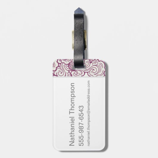 Harry Potter Spell | "Immer" Doe Patronus Gepäckanhänger (Rückseite vertikal)