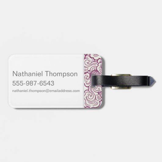 Harry Potter Spell | "Immer" Doe Patronus Gepäckanhänger (Rückseite horizontal)