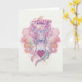 Harry Potter Spell | "Immer" Doe Patronus Karte (Gelbe Blume)