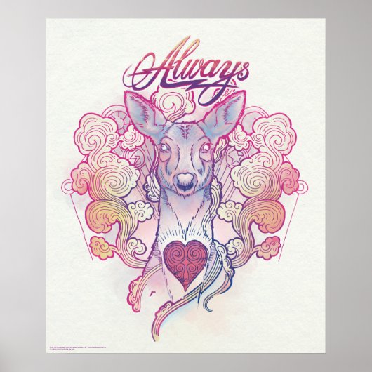 Harry Potter Spell | "Immer" Doe Patronus Poster (Vorne)