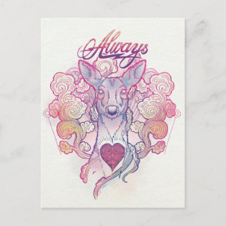 Harry Potter Spell | "Immer" Doe Patronus Postkarte