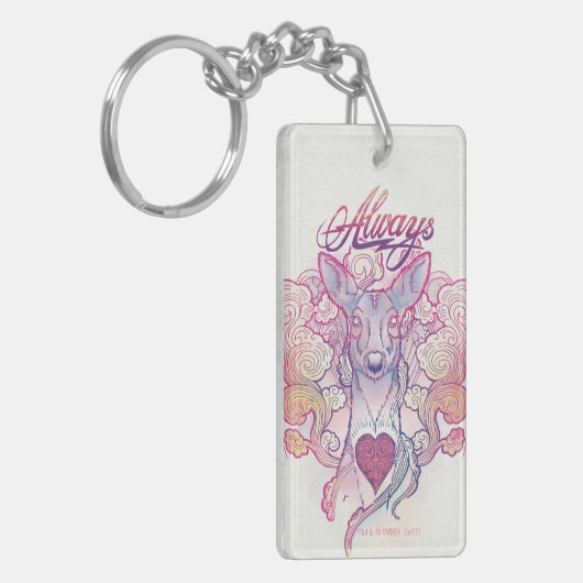 Harry Potter Spell | "Immer" Doe Patronus Schlüsselanhänger (Vorderseite links)