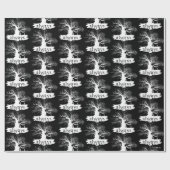 Harry Potter Spell | Immer Silhouette angeben Geschenkpapier (Flach)