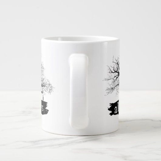 Harry Potter Spell | Immer Silhouette angeben Jumbo-Tasse (Rückseite)
