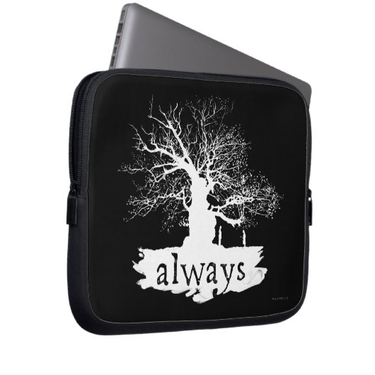 Harry Potter Spell | Immer Silhouette angeben Laptopschutzhülle (Vorne Rechts)