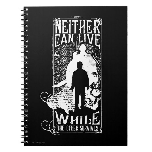 Harry Potter Spell | Kein Leben Notizblock (Vorderseite)