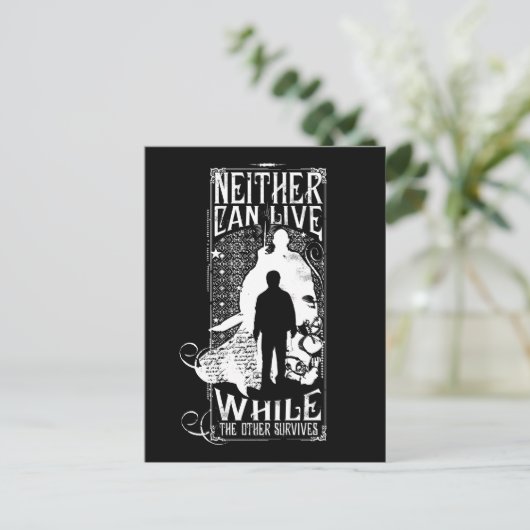 Harry Potter Spell | Kein Leben Postkarte (Stehend Vorderseite)