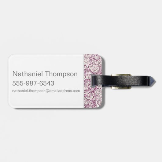 Harry Potter Spell | Liebe Verlasse ihre eigene Ma Gepäckanhänger (Rückseite horizontal)