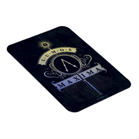 Harry Potter Spell | Lumos Maxima Graphic Magnet (Rechte Seite)
