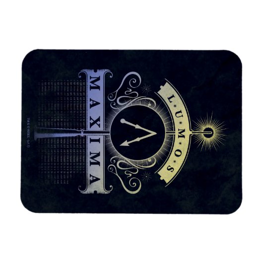 Harry Potter Spell | Lumos Maxima Graphic Magnet (Horizontal)