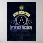 Harry Potter Spell | Lumos Maxima Graphic Poster (Vorne)