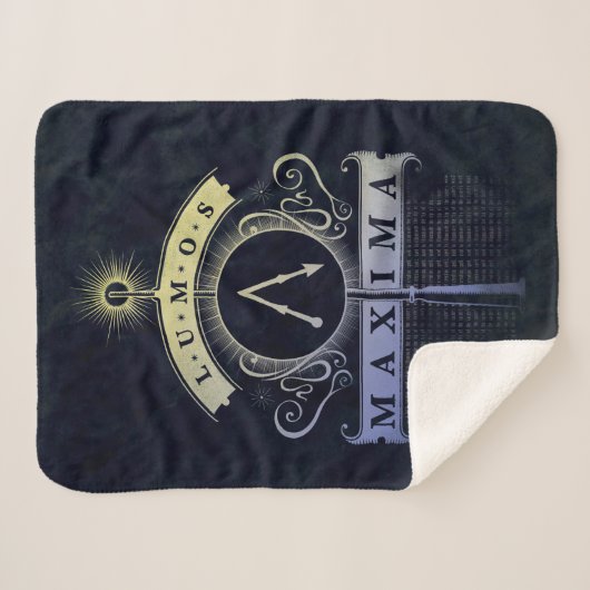 Harry Potter Spell | Lumos Maxima Graphic Sherpadecke (Vorderseite (Horizontal))
