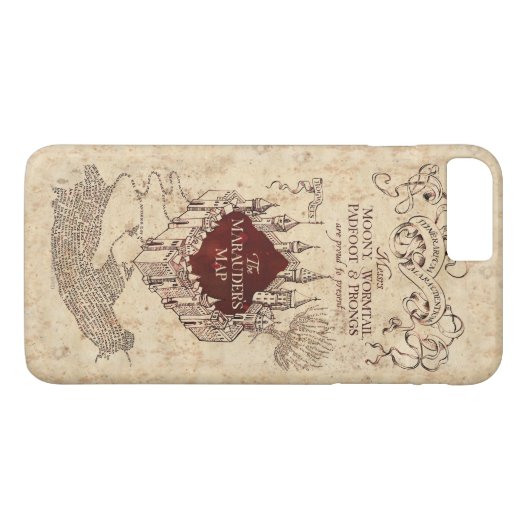 Harry Potter Spell | Marauder’s Map Case-Mate iPhone Hülle (Rückseite (Horizontal))