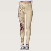 Harry Potter Spell | Marauder’s Map Leggings (Vorderseite)