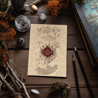 Harry Potter Spell | Marauder’s Map Postkarte