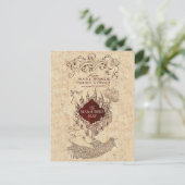 Harry Potter Spell | Marauder’s Map Postkarte (Stehend Vorderseite)